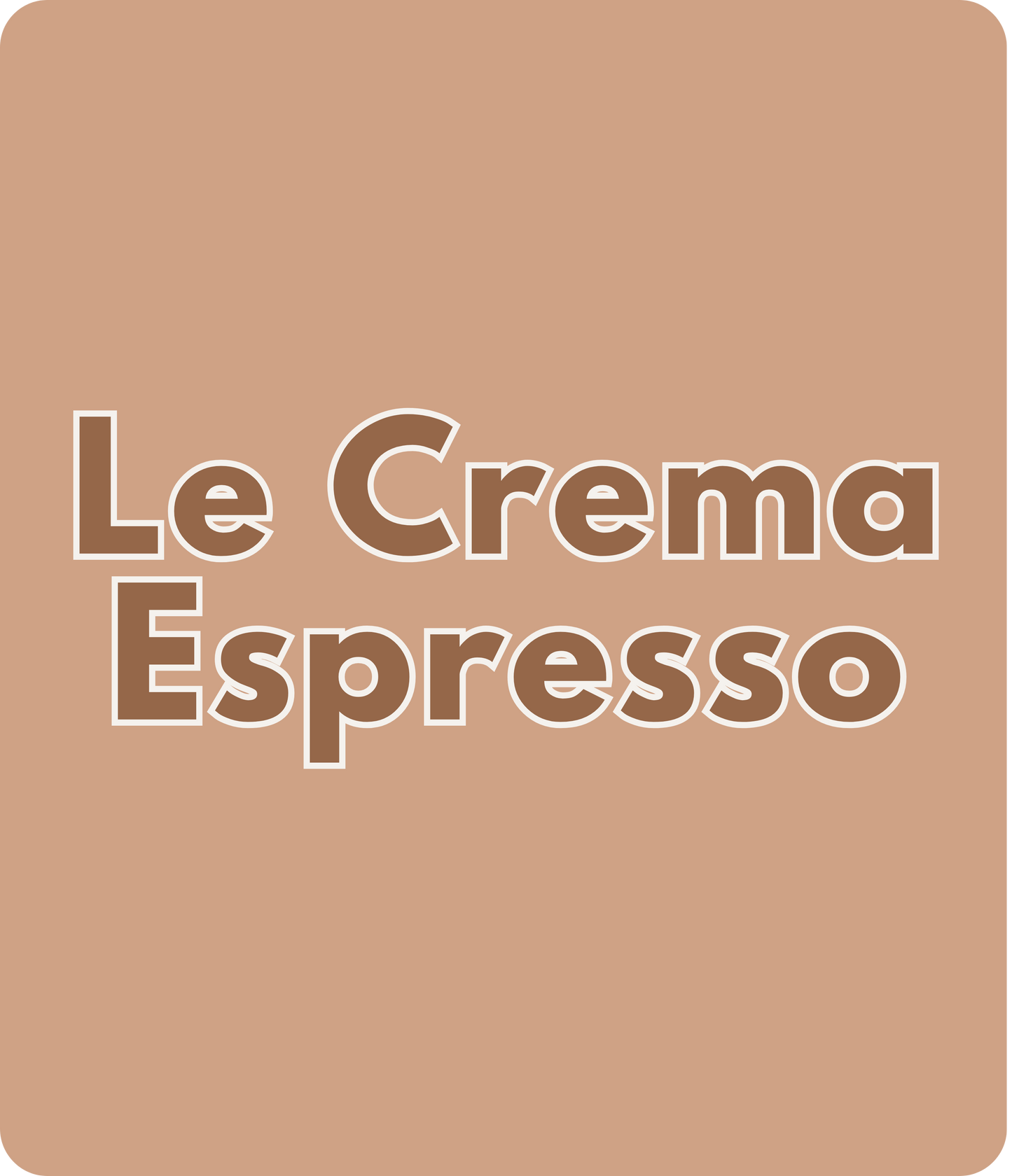 Le Crema Espresso
