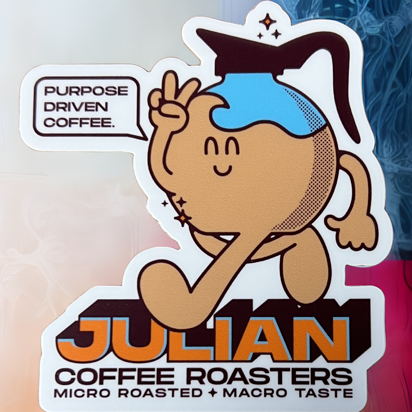 Julian Coffee 3" Die Cut Sticker