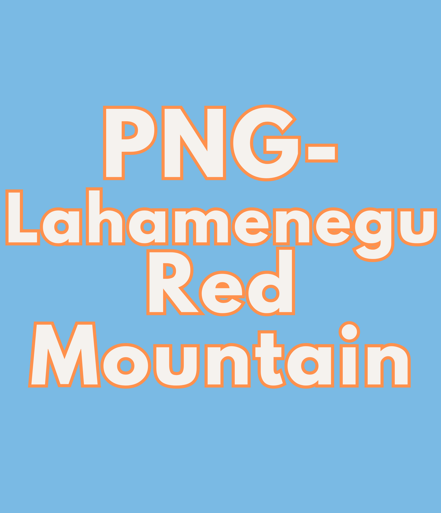 Papua New Guinea - Lahamenegu Red Mountain AX